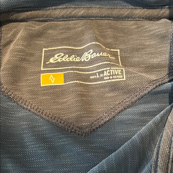 Eddie Bauer Men's Blue Active Fit Polo Shirt. Size Large - Picture 3 of 3